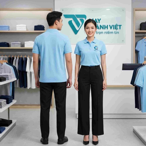 Áo Đồng Phục Màu Xanh Da Trời