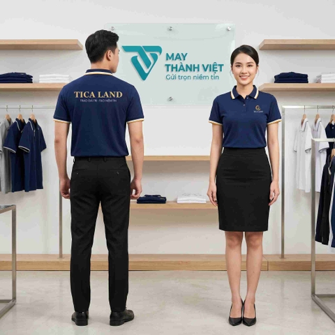 Áo Đồng Phục Màu Xanh