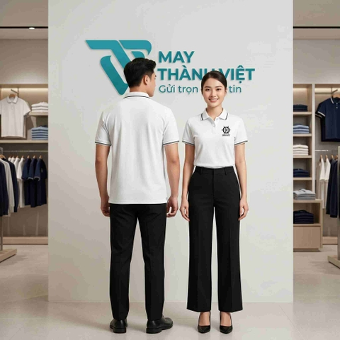 Áo Đồng Phục Màu Xanh Dương
