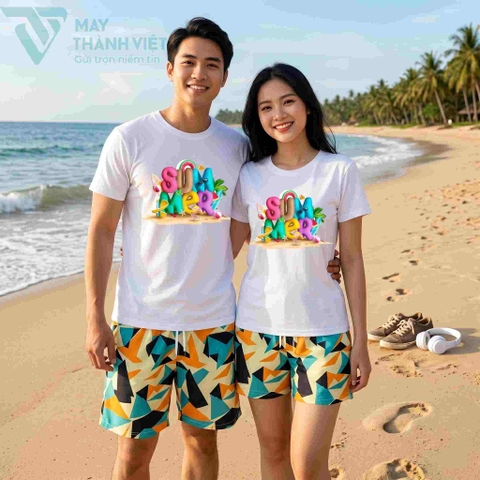 Đồng phục đi chơi biển trẻ trung, nổi bật cho nhóm và gia đình