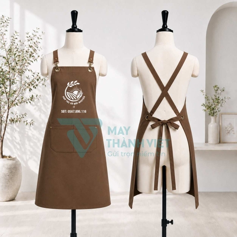 Tạp Dề Màu Nâu