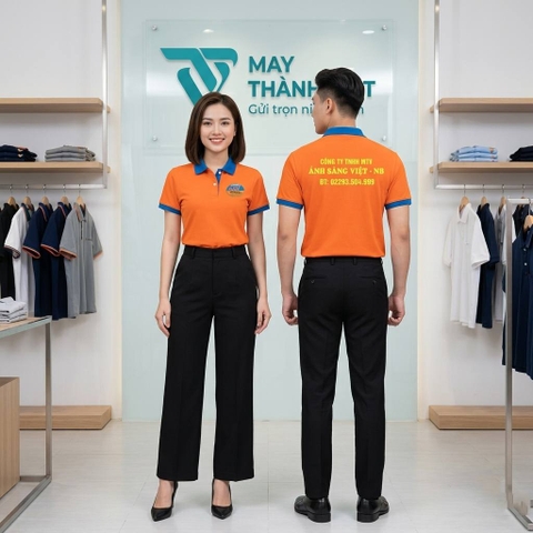 Áo Đồng Phục Cam