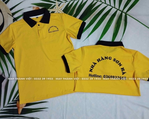 Mẫu Áo Đồng Phục Nhà Hàng Tại Hà Tĩnh - Đồng Phục May Thành Việt