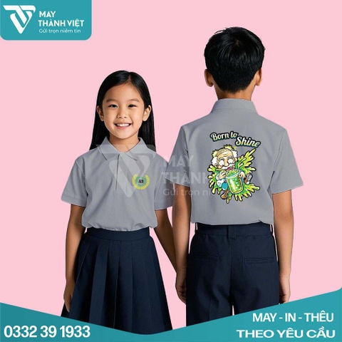 Mẫu áo lớp 2 có cổ