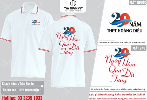 Mẫu đồng phục họp lớp đẹp rẻ 20 năm ngày ra trường tại Bình Dương - Đồng phục May Thành Việt
