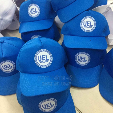 Mũ đồng phục học sinh màu xanh ở Hưng Yên - Đồng phục may thành việt