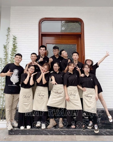 Tạp Dề In Logo Đẹp Giá Rẻ - Đồng Phục May Thành Việt
