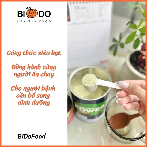 Bột Ngũ Cốc Rau Củ Power - Bí Đỏ Food - Sữa Hạt Bổ Sung Dinh Dưỡng Cho Bé