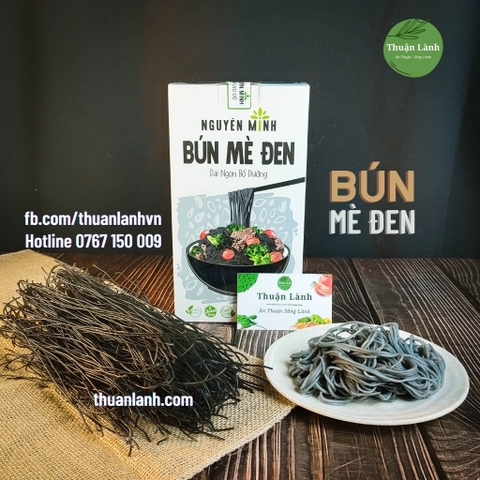 Bún Mè Đen Sấy Lạnh Nguyên Minh - Không Phẩm Màu - Thuận Lành