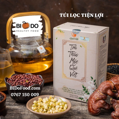 Trà Thảo Mộc Quê Việt Túi Lọc 600g
