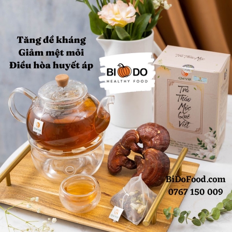 Trà Thảo Mộc Quê Việt Túi Lọc 600g