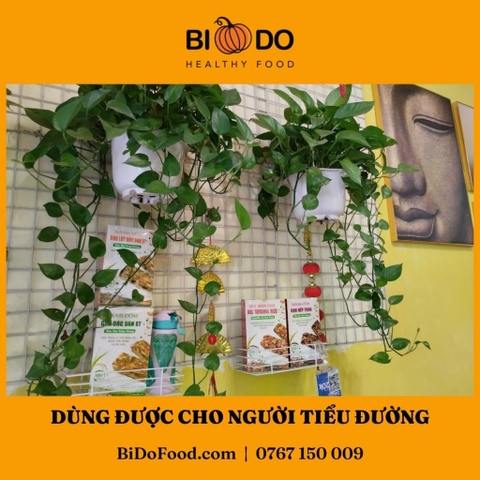 Bánh Cốm Gạo Đặc Sản ST BIBO 180g - Bí Đỏ Food - Đồ Ăn Tuổi Thơ Cốm Gạo Miền Tây