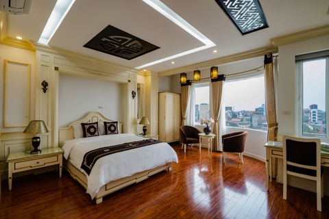 The 2-bedroom apartment in European style