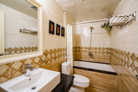 The 2-bedroom apartment in European style