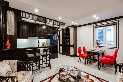 The 2-bedroom apartment in Indochine style