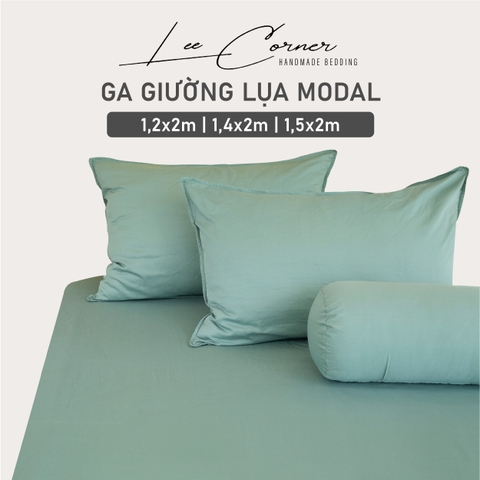 Ga giường Lụa Modal cao cấp LEE CORNER, drap giường size 1,2x2m 1,4x2m 1,5x2m