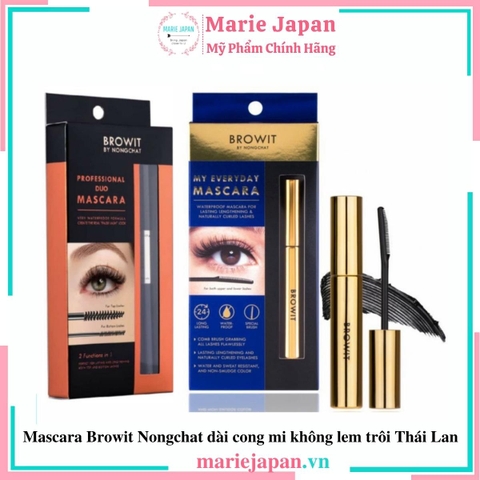 Mascara Browit By Nongchat Lift & Lock - XANH LÁ SIÊU CONG X3
