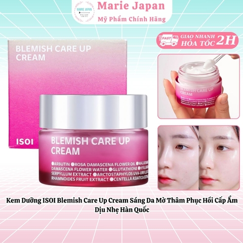 Kem Dưỡng ISOI Blemish Care Up Cream Sáng Da Mờ Thâm Phục Hồi Cấp Ẩm Dịu Nhẹ Hàn Quốc