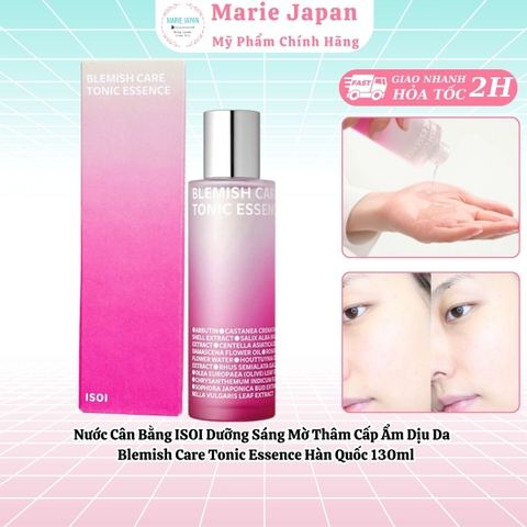 Nước Cân Bằng ISOI Dưỡng Sáng Mờ Thâm Cấp Ẩm Dịu Da Blemish Care Tonic Essence Hàn Quốc 130ml
