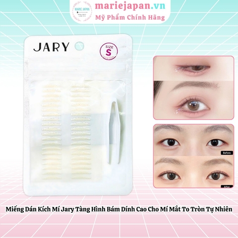 Miếng Dán Kích Mí Jary Tàng Hình Bám Dính Cao Cho Mí Mắt To Tròn Tự Nhiên 40 Miếng Tặng Kèm Nhíp