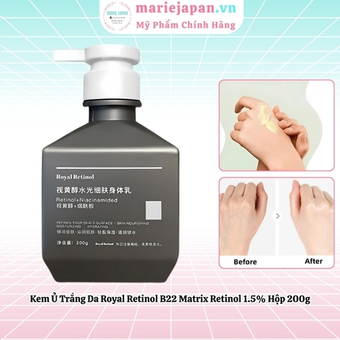 Kem Ủ Trắng Da Royal Retinol B22 Matrix Retinol 1.5%