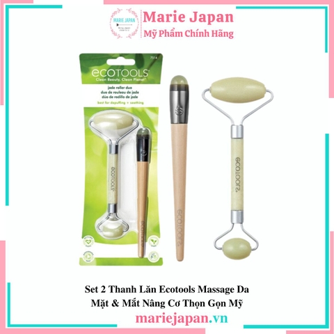 Set 2 Thanh Lăn Ecotools Massage Da Mặt & Mắt Nâng Cơ Thọn Gọn Mỹ