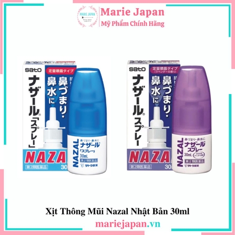 Xịt Thông Mũi Nazal Nhật Bản 30ml