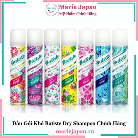 Dầu Gội Khô Batiste Dry Shampoo Chính Hãng