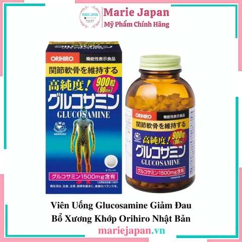 Viên Uống Glucosamine Giảm Đau Bổ Xương Khớp Orihiro Nhật Bản