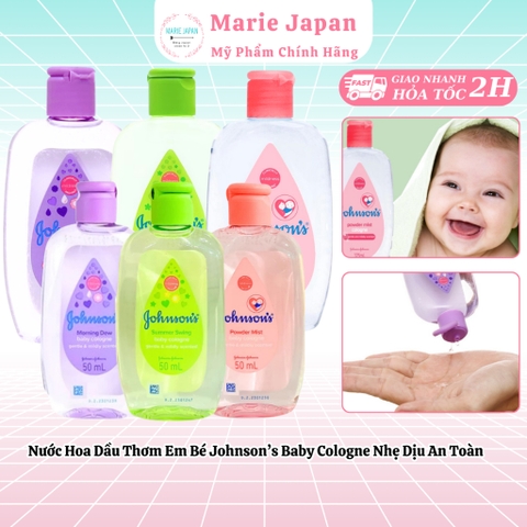 Nước Hoa Dầu Thơm Em Bé Johnson’s Baby Cologne Nhẹ Dịu An Toàn