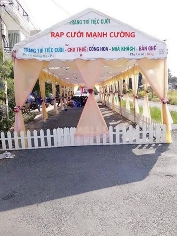 Cho thuê khung rạp cưới xã Mỹ Hạnh Nam - Tận hưởng không gian độc đáo cho ngày cưới của bạn