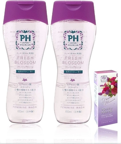 Dung dịch VSPN PH Care Premium Fresh Blossom - màu tím 150ml