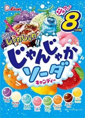 Kẹo Soda Trái Cây Lion 8 Vị (túi 40 viên)