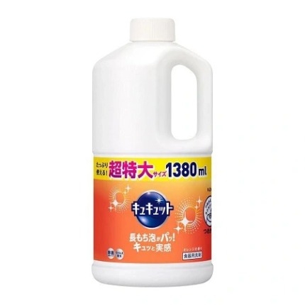 Nước rửa chén KAO Nhật Nội Địa (Hương Cam) - chai 1380ml
