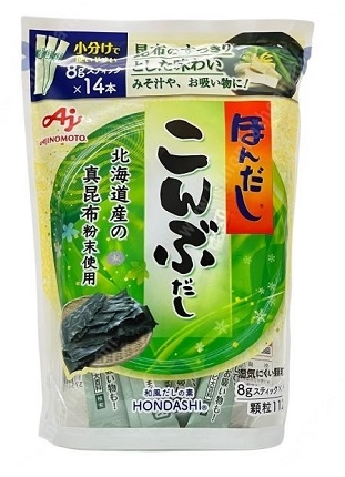 Hạt nêm rong biển Ajinomoto (Nhật) 112gr (8grx14