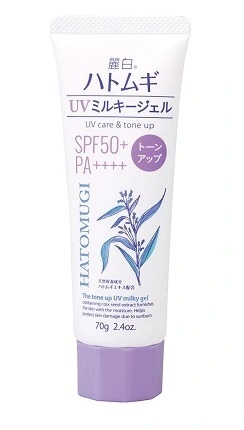 Kem Chống Nắng nâng tông ý dĩ Reikahu Hatomugi - SPF 50+/PA++++ (70g)
