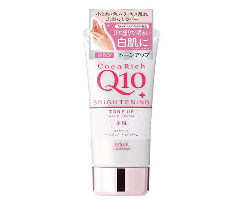 Kem dưỡng da tay Kosé Co-enrich Q10 - Brightening Tone-up Cream (trắng) 80g