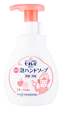 Nước rửa tay dạng bọt Biore Kao - 250ml - Màu hồng
