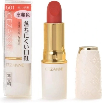Son môi Cezanne Lasting Lip Color Màu Đỏ Cam_N 501
