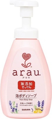 Sữa tắm gội Arau Nhật Bản Nội Địa - chai 550ml