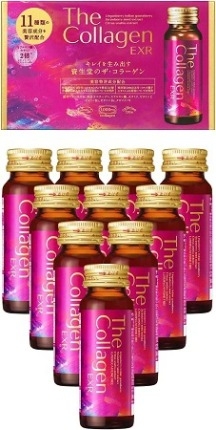 Nước uống Shiseido The Collagen EXR (hàng Nhật nội địa) - 50ml x 10 chai