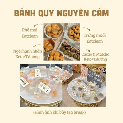 Bánh Quy Eatclean/Keto/Tiểu đường | Teabreak