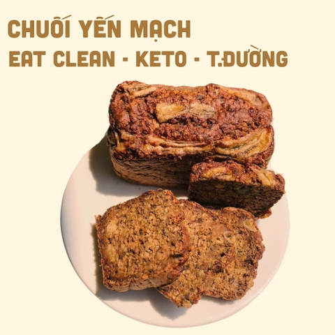 Bánh Chuối Yến Mạch Keto