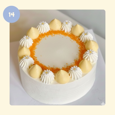 Bánh kem BÔNG LAN TRỨNG MUỐI - Mẫu 14 - đặt trước từ 3 tiếng