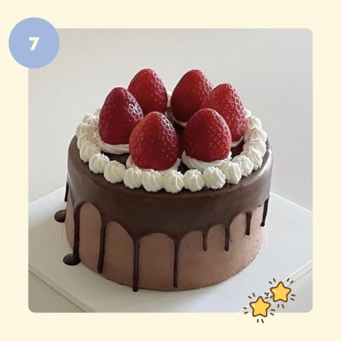 Bánh kem DOUBLE CHOCO - Mẫu 07 - đặt trước từ 3 tiếng