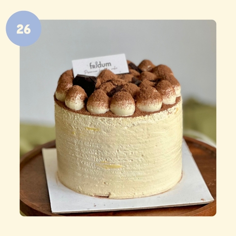 Bánh kem TIRAMISU - Mẫu 26 - đặt trước từ 3 tiếng