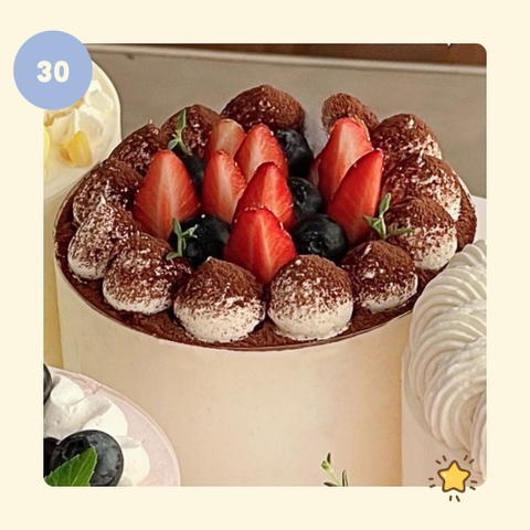 Bánh kem TIRAMISU - Mẫu 30 - đặt trước từ 3 tiếng