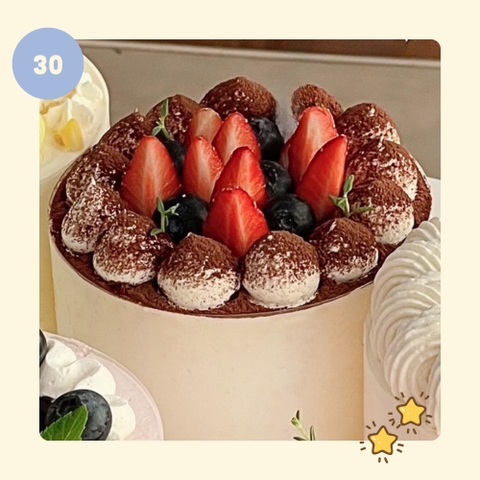 Bánh kem TIRAMISU - Mẫu 30 - đặt trước từ 3 tiếng