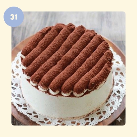 Bánh kem TIRAMISU - Mẫu 31 - đặt trước từ 3 tiếng