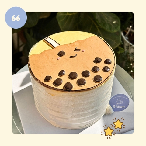 Bánh kem Mặt Trà Sữa - Mẫu 66 - đặt trước từ 3 tiếng
